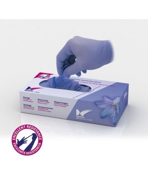 GUANTES NITRILO S/P VIOLETA GRANDES 100u