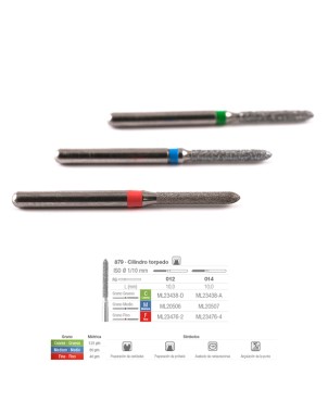 879C-012 FRESA FG DIAMANTE FIG 290 GRUESO 5 U.