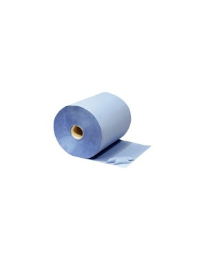 BOBINA AZUL SECAMANOS CHEMINE 100% PAPEL 6u.