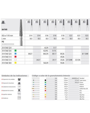 FG 8113NR/6 847KR-023 FG DIAM. MEDIO 6U.
