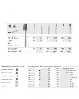 FG 483/6   849-014 FG DIAM. MEDIO 6U.