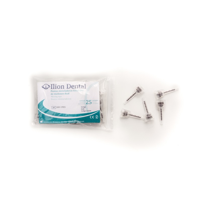 PUNTAS ILION mezcla p/comp muñones dual 25 ud