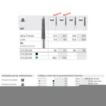 FG 17L/6 851-014 FG DIAM. MEDIO 6U.