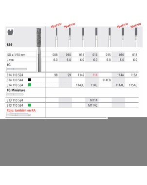 FG 98/6 836-008 FG DIAM. MEDIO 6U.