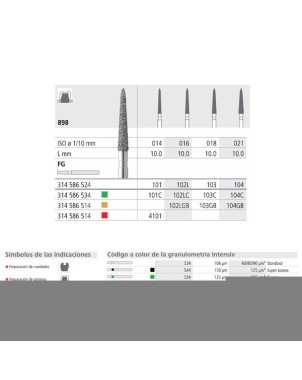 FG 104/6  898-021 FG DIAM. MEDIO 6U.
