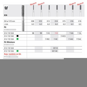 FG 98/6 836-008 FG DIAM. MEDIO 6U.