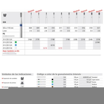 FG 220B/6  830-014 FG DIAM. MEDIO 6U.