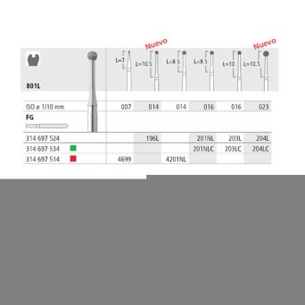 FG 204L/6 801L-023 FG DIAM. MEDIO 6U.