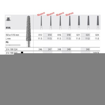 FG 246/6   850L-012 FG DIAM. MEDIO 6U.