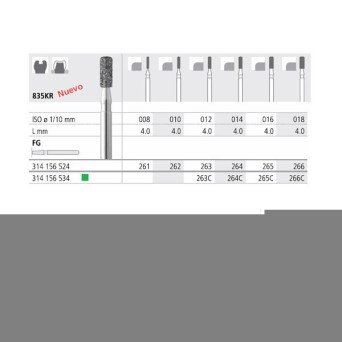 FG 262/6   835KR-010 FG DIAM. MEDIO 6U.