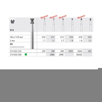 FG 297/6   813-010 FG DIAM. MEDIO 6U.