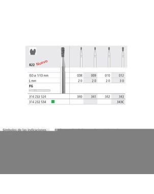 FG 341/6   822-009 FG DIAM. MEDIO 6U.