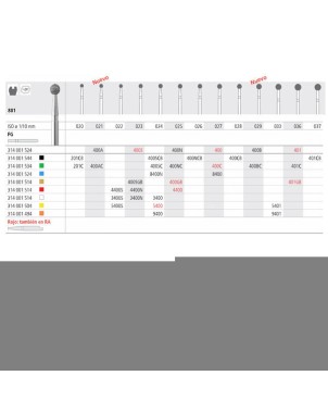 FG 400A/6 801-021 FG DIAM. MEDIO 6U.