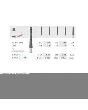 FG D13L/6  848L-012 FG DIAM. MEDIO 6U.