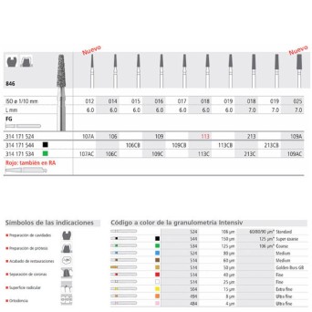 FG 113/6 CB 846-019 FG DIAM. S-GRUESO 6U.