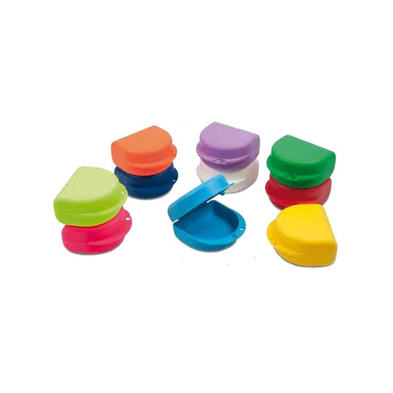 CAJA LARIDENT p/ortodoncia grande verde lima 25 ud