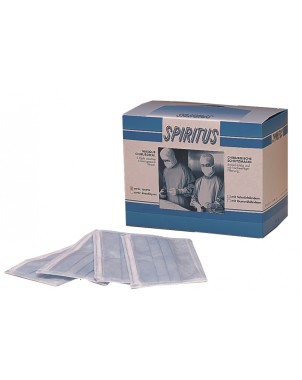 MASCARILLA SPIRITUS PLUS s/latex c/elastico azul 50 ud
