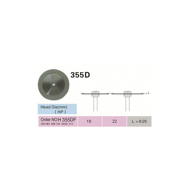 Disco de Diamante Flex ISO 806.104.355D.514.220