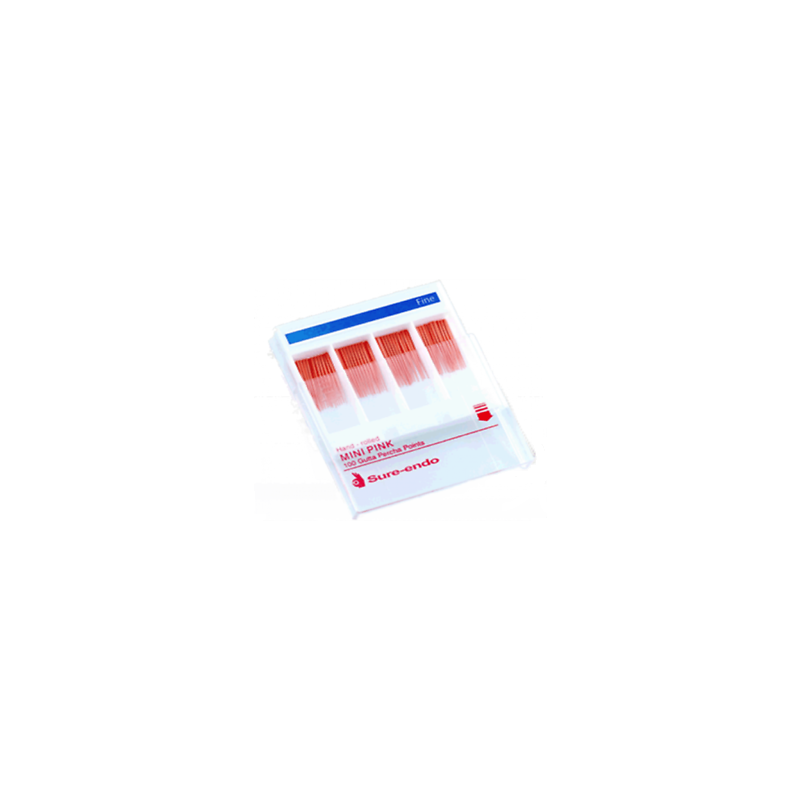 PUNTAS GUTTAPERCHA SURE DENT pirata media 100 ud