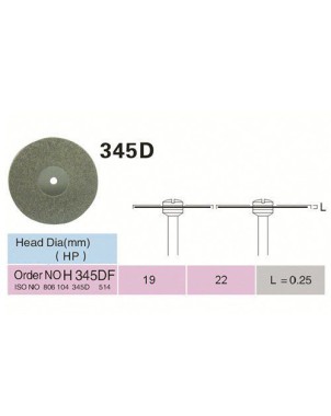 Disco de Diamante Flex ISO 806.104.345.514.190 BADER