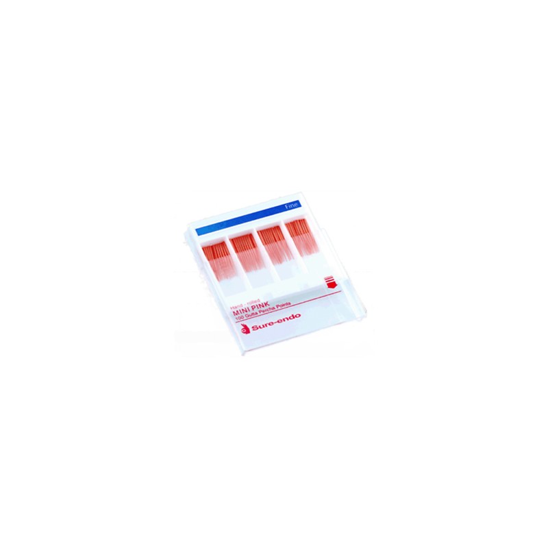 PUNTAS GUTTAPERCHA SURE DENT pirata x-fina 100 ud