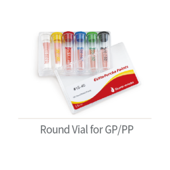 PUNTAS GUTTAPERCHA SURE DENT nº20 vial redondo 120 ud