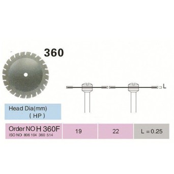 Disco de Diamante Flex Bicapa ISO 806.104.360.514.190 BADER