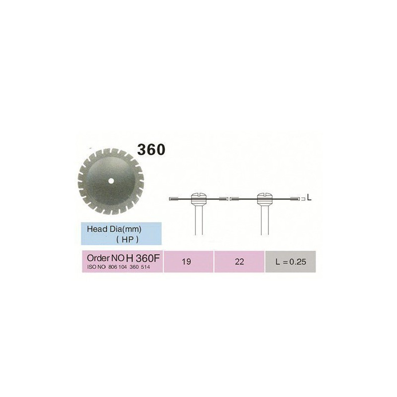 Disco de Diamante Flex Bicapa ISO 806.104.360.514.190 BADER
