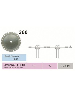 Disco de Diamante Flex Bicapa ISO 806.104.360.514.190 BADER