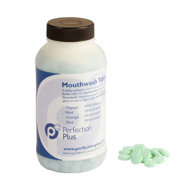 ANTISEPTICOS PERFECTION PLUS tabletas menta 1x1000 ud