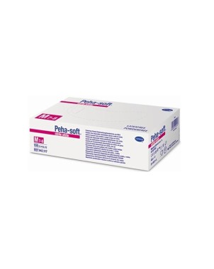 GUANTES PEHA SOFT HARTMANN nitrilo blancos esteril M 50 ud