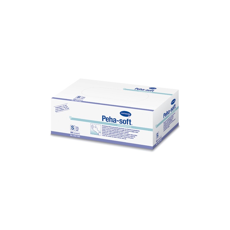 GUANTES PEHA SOFT HARTMANN nitrilo blancos esteril L 50 ud