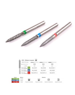 878C-012 FRESA FG DIAMANTE FIG 289 GRUESO 5 U.