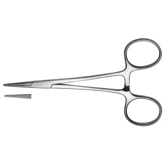 PINZA MOSQUITO KDM recta 14 cm