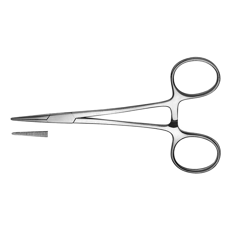 PINZA MOSQUITO KDM recta 14 cm
