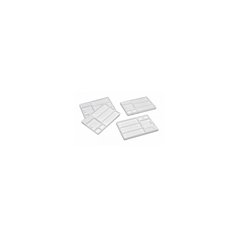BANDEJAS DESECHABLES LARIDENT blancas 18 x 28 400 ud