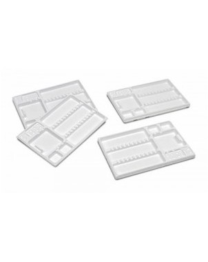 BANDEJAS DESECHABLES LARIDENT blancas 18 x 28 400 ud