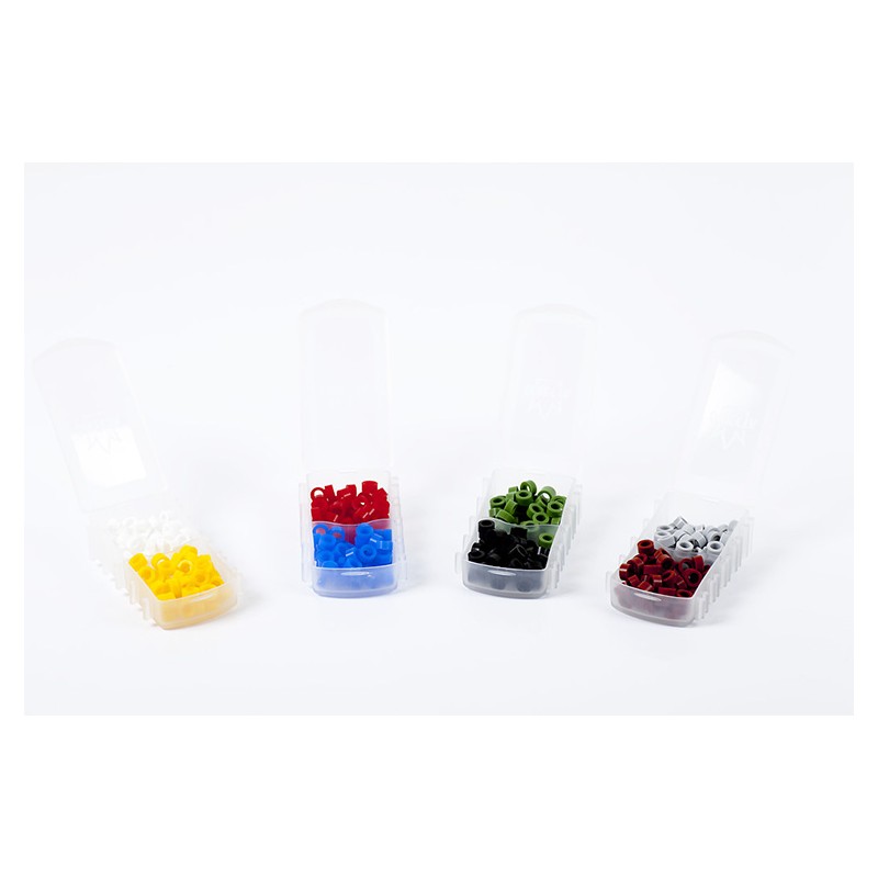 AROS DE COLOR DIRECTA negro 50 ud