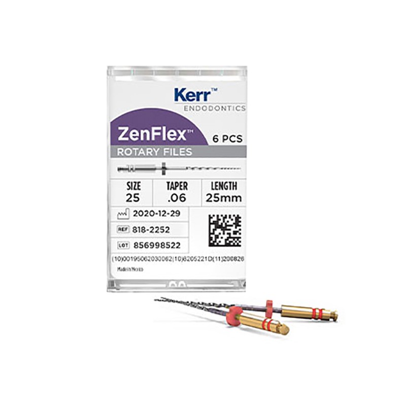 ZENFLEX LIMA NITI .25/.06/25mm. 6uds.