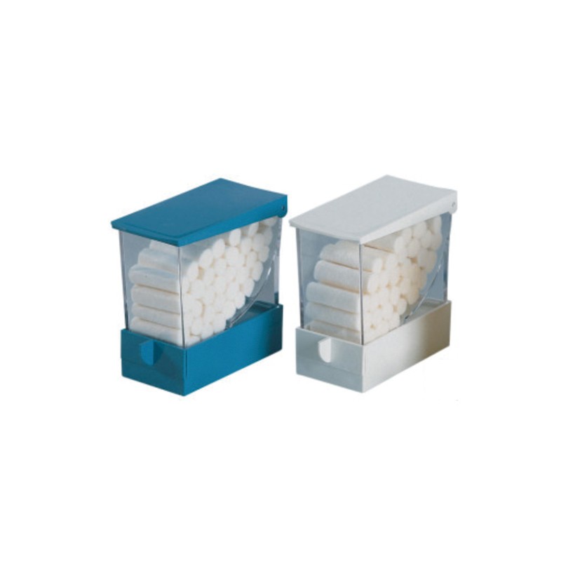 DISPENSADOR LARIDENT p/rollos algodón azul