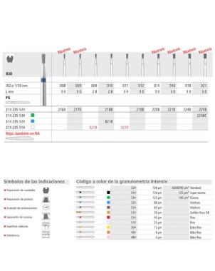 FG 216B/6  830-008 FG DIAM. MEDIO 6U.