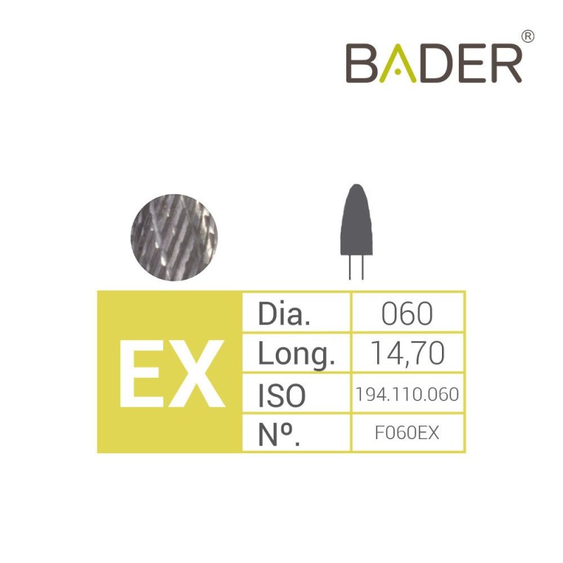 Fresa Carburo de Tungsteno F060EX ISO.500.104.194.110.060 BADER