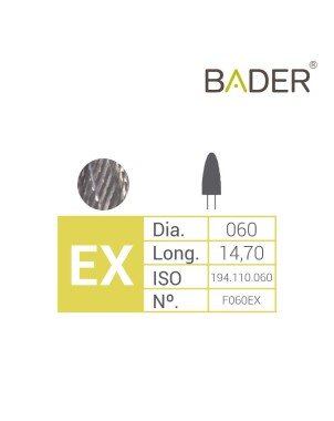 Fresa Carburo de Tungsteno F060EX ISO.500.104.194.110.060 BADER