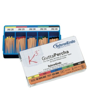 GUTAPERCHA K3 CONICIDAD 06 Nº 25 50uds.