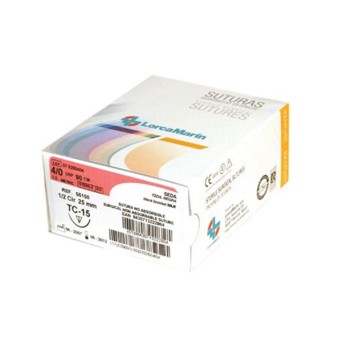 SUTURA SEDA TC-10 3/0 50u.