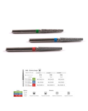 848C-014 FRESA FG DIAMANTE FIG 173 GRUESO 5 U.