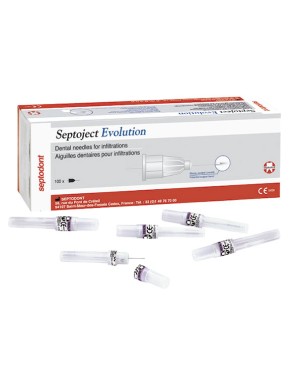 AGUJAS SEPTOJECT EVOLUTION 30G 09 0,3x09mm 100u.