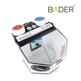 Arenadora turbo con 2 vasos y reciclado Bader