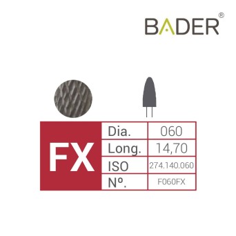 Fresa Carburo de Tungsteno F060FX ISO.500.104.274.140.060 BADER