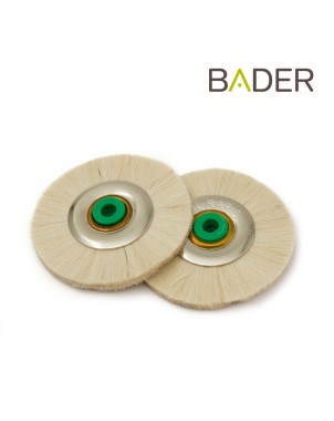 Cepillo Núcleo Plástico Cerda Blanca Fuerte 48mm BADER